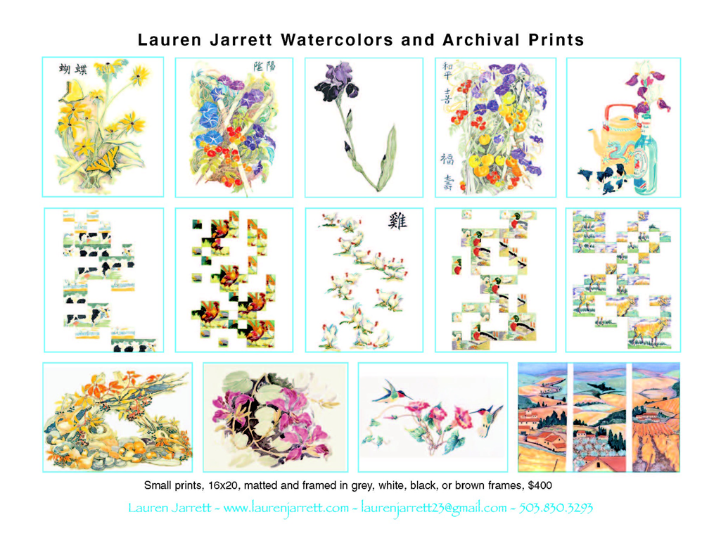 Watercolors & Archival Prints