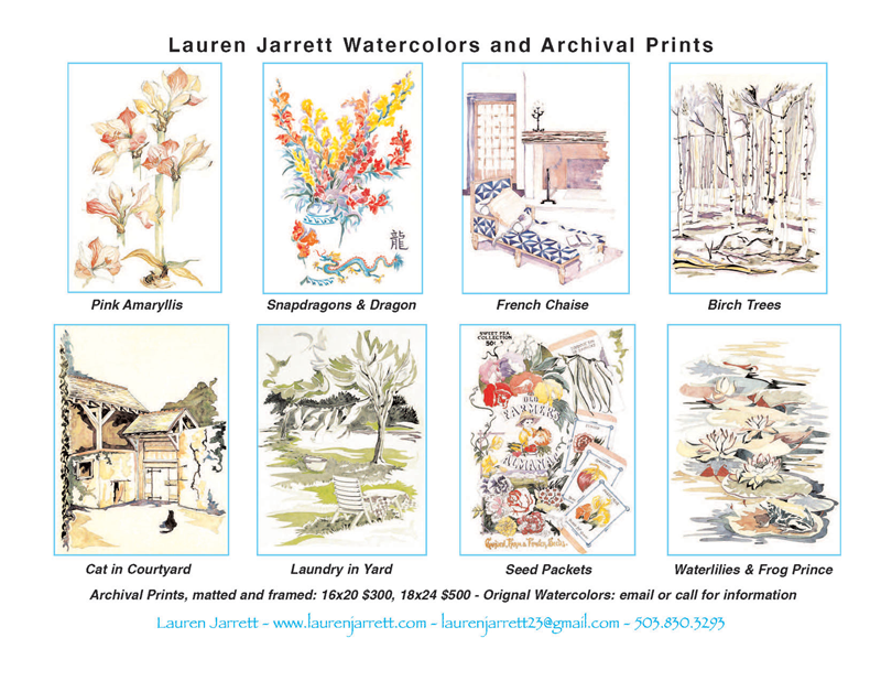 Watercolors & Archival Prints